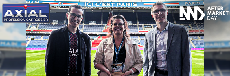 Communiqué de presse AXIAL - AXIAL récompensé Réseau de l’année 2026 dans la catégorie Carrosserie–Peinture