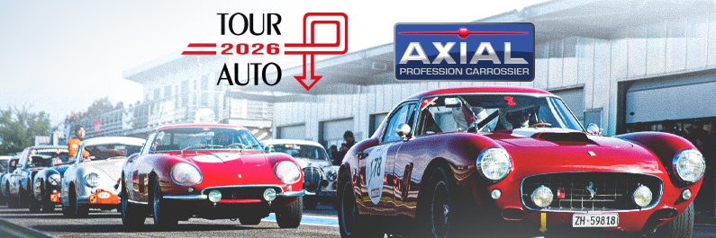 Communiqué de presse AXIAL - AXIAL partenaire officiel du Tour Auto 2026